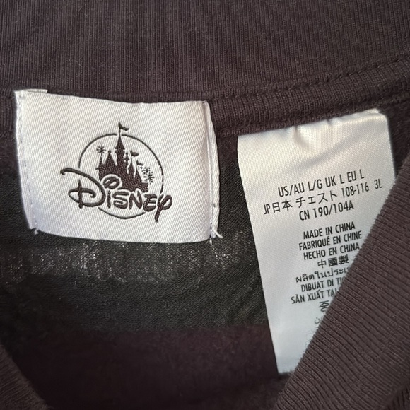 Walt Disney World Parks Black Mickey Mouse Crewneck Sweatshirt Size Large - Picture 4 of 4